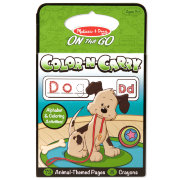 Набор для детского творчества 'Животные' с блокнотом, On the Go - Color-N-Carry, Melissa&Doug [5393]
