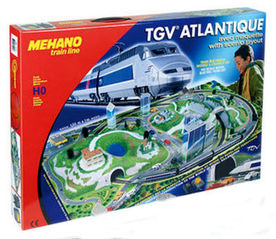 Железная дорога с ландшафтом Mehano &quot;TGV Atlantique&quot; T735, масштаб HO Железная дорога с ландшафтом Mehano "TGV Atlantique" T735, масштаб HO