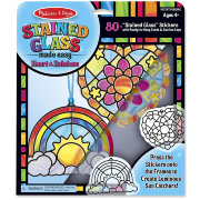 Набор для детского творчества 'Подвесные витражи: Сердце и радуга' (ёлочные игрушки), Melissa&Doug [9294]