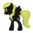 Коллекционная мини-пони 'Черная Дерпи Хувис' (Derpy Hooves), из виниловой серии Mystery Mini, My Little Pony, Funko [3725-09] - 3725-09.jpg