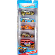 Подарочный набор из 5 машинок 'Jungle Rally', Hot Wheels, Mattel [X9861]
