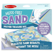 Набор для детского творчества с песком 'Шкатулка 'Дельфин', Mess-Free Sand, Melissa&Doug [30045]