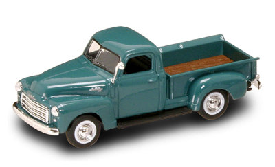 Модель автомобиля GMC Pick Up 1950, зеленая, 1:43, Yat Ming [94255G] Модель автомобиля GMC Pick Up 1950, зеленая, 1:43, Yat Ming [94255G]