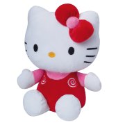 Мягкая игрушка 'Хелло Китти в красном комбинезоне' (Hello Kitty), 35 см, Jemini [022015r]