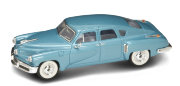 Модель автомобиля Tucker Torpedo 1948, голубой металлик, 1:43, серия Премиум в пластмассовой коробке, Yat Ming [43201B]