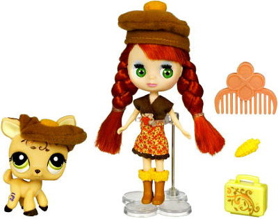 Набор 'В лесу' с Оленёнком и куклой Блайз, из серии 'Pet Sitters', Littlest Pet Shop - Blythe [19458] Набор 'В лесу' с Оленёнком и куклой Блайз, из серии 'Pet Sitters', Littlest Pet Shop - Blythe [19458]