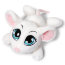 Мягкая игрушка 'Мышка белая', лежачая, 15 см, коллекция 'Влюблённые сердца', NICI [37765] - 37765.jpg