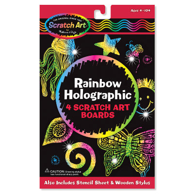 Набор для детского творчества 'Радужные голографии', Scratch Art, Melissa&amp;Doug [5805] Набор для детского творчества 'Радужные голографии', Scratch Art, Melissa&Doug [5805]