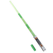 Игрушка 'Световой меч Люка Скайуокера' (Luke Skywalker Electronic Lightsaber), выдвижной, со светом, зеленый, BladeBuilders, из серии 'Звёздные войны' (Star Wars), Hasbro [B2921]