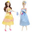 Игровой набор 'Королевское чаепитие принцесс Золушки и Бель' (Cinderella & Belle - Royal Tea), 29 см, из серии 'Принцессы Диснея', Mattel [X9352] - X9352.jpg