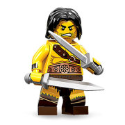 Минифигурка 'Варвар', серия 11 'из мешка', Lego Minifigures [71002-01]