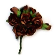 Букет 'Розы и бутоны, коричневые', 9+1 шт., 1:6, ScrapBerry's [SCB401005-11]