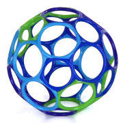* Мяч сине-зеленый, 9 см, Oball [81004-2/81024-2]