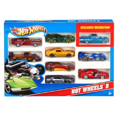 * Подарочный набор из 10 машинок Hot Wheels, Mattel [54886] Подарочный набор из 10 машинок Hot Wheels, Mattel [54886]