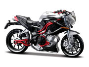 Модель мотоцикла Benelli TNT Titanium, 1:18, серебристая, Bburago [18-51044]