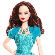 Кукла Барби 'Мисс Бирюза - декабрь' (Miss Turquoise - December) из серии 'Мой драгоценный камень' ('Birthstone Beauties'), Barbie Pink Label, коллекционная Mattel [L7584]