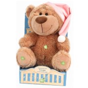 Мягкая игрушка-сказочник 'Я расскажу тебе 4 сказки и спою колыбельную - Медвежонок в розовой шапочке', 25 см, в подарочной упаковке, Plush Apple [2095686]