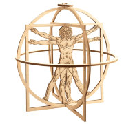 Деревянная сборная модель 'Витрувианский человек', из серии 'Leonardo da Vinci', Revell [00509]