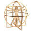 Деревянная сборная модель 'Витрувианский человек', из серии 'Leonardo da Vinci', Revell [00509] - 00509R.jpg