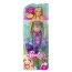 Кукла Барби-русалка, меняющая цвет волос, с сиреневым хвостом, Barbie, Mattel [T7405] - T7405-1.jpg