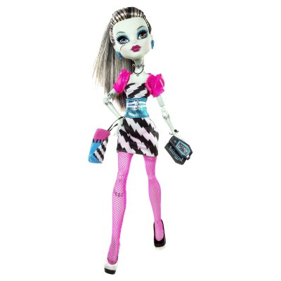 Кукла &#039;Фрэнки Штейн&#039; (Frankie Stein), серия &#039;Танцы до утра&#039; (Dawn of the Dance), &#039;Школа Монстров&#039;, Monster High, Mattel [T6068] Кукла 'Фрэнки Штейн' (Frankie Stein), серия с любимым питомцем, 'Школа Монстров', Monster High, Mattel [N5948]