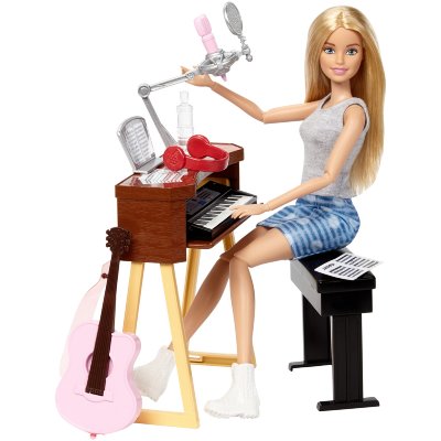 Шарнирная кукла Барби &#039;Музыкант&#039;, блондинка, Barbie, Mattel [FCP73] Шарнирная кукла Барби 'Музыкант', блондинка, Barbie, Mattel [FCP73]