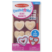 Набор для детского творчества 'Деревянные магниты - сердечки', 'Created by Me!', Melissa&Doug [9643]