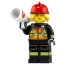 Минифигурка 'Женщина-пожарный', серия 19 'из мешка', Lego Minifigures [71025-08] - Минифигурка 'Женщина-пожарный', серия 19 'из мешка', Lego Minifigures [71025-08]