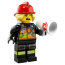 Минифигурка 'Женщина-пожарный', серия 19 'из мешка', Lego Minifigures [71025-08] - Минифигурка 'Женщина-пожарный', серия 19 'из мешка', Lego Minifigures [71025-08]
