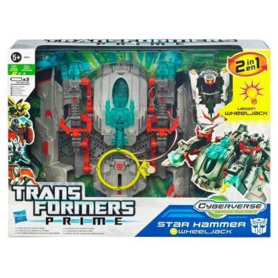 Игровой набор с трансформером 'Star Hammer + Wheeljack', класс Cyberverse, из серии 'Transformers Prime', Hasbro [38001] Игровой набор с трансформером 'Star Hammer + Wheeljack', класс Cyberverse, из серии 'Transformers Prime', Hasbro [38001]
