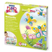 Набор для творчества с полимерной глиной 'Бабочка', FIMO Kids - Form & Play, FIMO [8034-10-LZ]