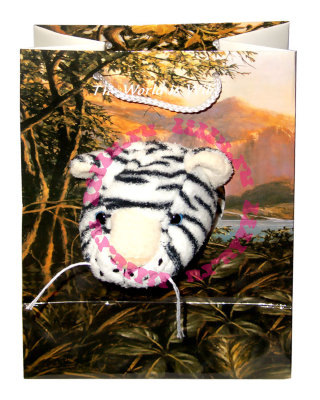 Мягкая игрушка &#039;Тигр в пакете&#039;, 18 см, подарочная серия The World is Wild, Jemini [100138T] Мягкая игрушка 'Тигр в пакете', 18 см, подарочная серия The World is Wild, Jemini [100138T]