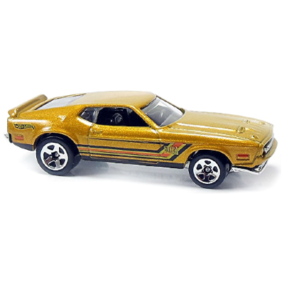 Коллекционная модель автомобиля 1971 Mustang Mach 1 - HW City 2014, желтый металлик, Hot Wheels, Mattel [BFD84] Коллекционная модель автомобиля 1971 Mustang Mach 1 - HW City 2014, желтый металлик, Hot Wheels, Mattel [BFD84]
