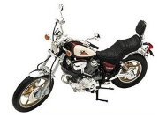 Модель мотоцикла Yamaha XV1100 Virago, красно-кремовая, 1:12, Yat Ming [95032]