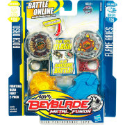 Набор волчков Rock Orso и Flame Aries, BeyBlade Metal Fusion, Hasbro [26916]