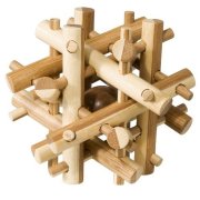 Головоломка деревянная 'Шарик в гнезде', Natural Games, Hoffmann [0013371-2]
