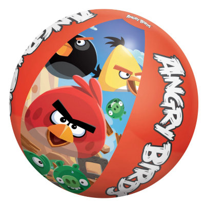 Надувной пляжный мяч &#039;Angry Birds&#039;, 51 см, 3-6 лет, Bestway [96101] Надувной пляжный мяч 'Angry Birds', 51 см, 3-6 лет, Bestway [96101]