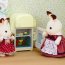 Игровой набор 'Шоколадная Крольчиха-мама и любимый холодильник', Sylvanian Families [2202] - 2202.jpg