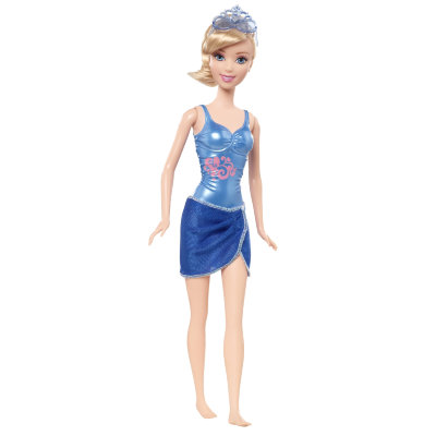 Кукла &#039;Золушка на пляже&#039;, 28 см, из серии &#039;Принцессы Диснея&#039;, Mattel [X9387] Кукла 'Золушка на пляже', 28 см, из серии 'Принцессы Диснея', Mattel [X9387]