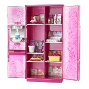 Набор мебели и аксессуаров 'Холодильник', Barbie, Mattel [T9081]