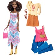 Кукла Барби с дополнительными нарядами, высокая (Tall), из серии 'Мода' (Fashionistas), Barbie, Mattel [DTF08]