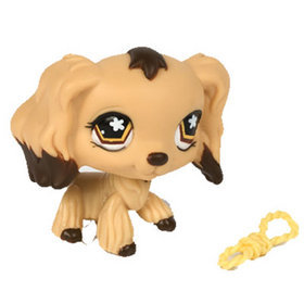 Одиночная зверюшка - Кокер-спаниель, Littlest Pet Shop, Hasbro [65114] Одиночная зверюшка - Кокер-спаниель [65114]