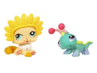 Коллекционные зверюшки 2010 - Игуана и Кошка, Littlest Pet Shop [93661] Коллекционные зверюшки 2010 - Игуана и Кошка, Littlest Pet Shop [93661]