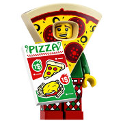Минифигурка 'Парень в костюме пиццы', серия 19 'из мешка', Lego Minifigures [71025-10]