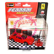 Игровой набор с Ferrari 512 TR, 1:43, серия 'Гараж', Bburago [18-31100-02]