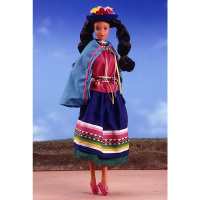 Кукла Барби 'Перу' (Peruvian Barbie), коллекционная, из серии 'Куклы мира', Mattel [2995]