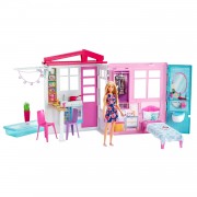 Игровой набор с куклой Барби 'Переносной дом', Barbie, Mattel [FXG55]