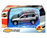Модель автомобиля Niva-Chevrolet (Нива-Шевроле), серебристая, 1:43, Cararama [LC230ND-1s]