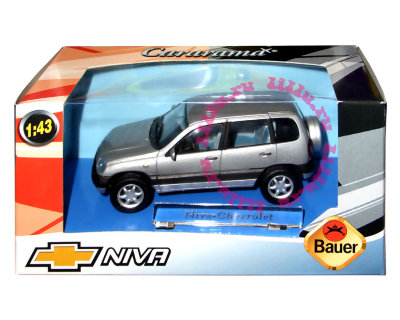 Модель автомобиля Niva-Chevrolet (Нива-Шевроле), серебристая, 1:43, Cararama [LC230ND-1s] Модель автомобиля Niva-Chevrolet (Нива-Шевроле), серебристая, 1:43, Cararama [LC230ND-1s]