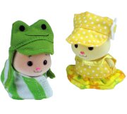 Костюмчики 'Костюм лягушки и летний наряд' для хомячков-малышей, Zhu Zhu Babies [81047]